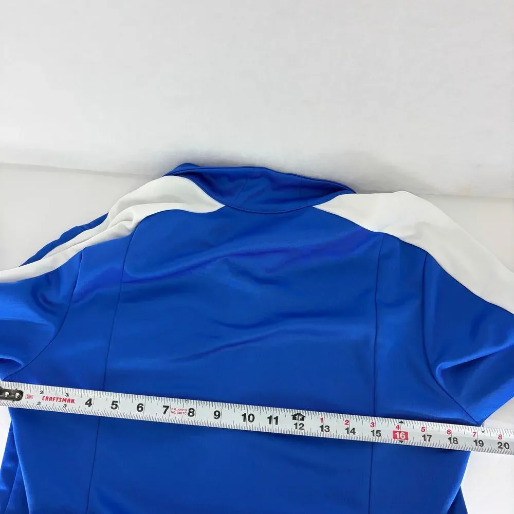 Jordan Full-Zip Track Jacket Blue White Size Small
